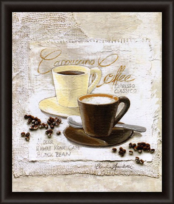 фото Картина Dekart "Кофе Капучино", 24 х 27 х 2 см