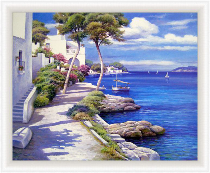 фото Картина Dekart "Морской пейзаж 1", 44,5 х 54,5 х 2 см