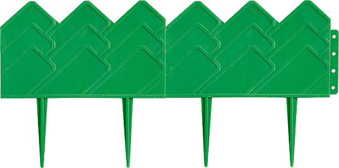 фото Бордюр садовый Palisad "Кантри", цвет: зеленый, 14 см х 3,1м