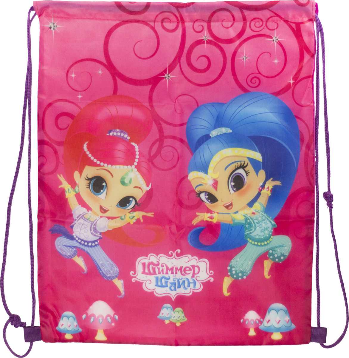 фото Shimmer & Shine Сумка для сменной обуви цвет розовый голубой SSFB-MT1-883 Shimmer & shine / шиммер и шайн