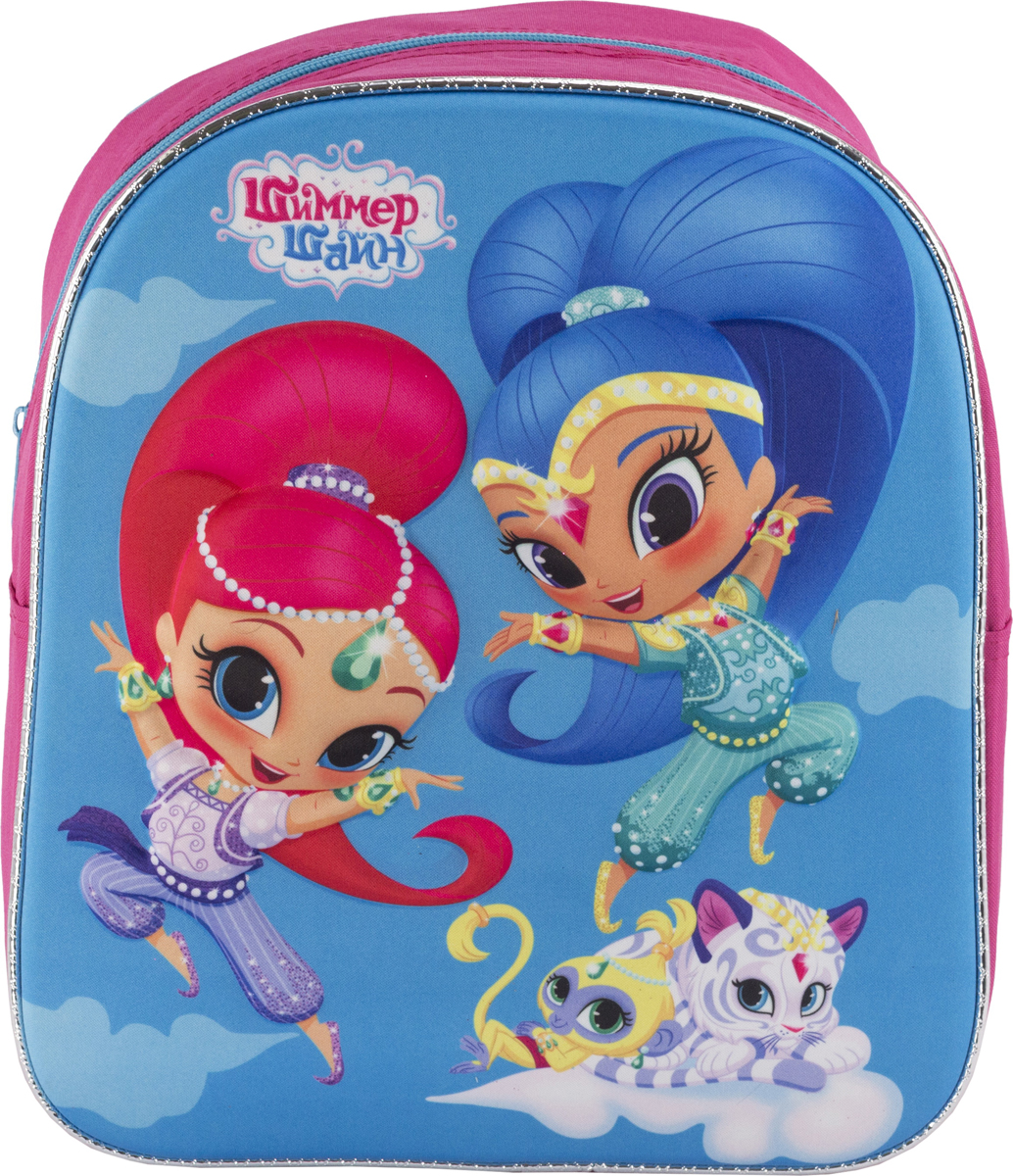 фото Shimmer & Shine Рюкзак дошкольный цвет розовый голубой SSFP-UT1-E195 Shimmer & shine / шиммер и шайн