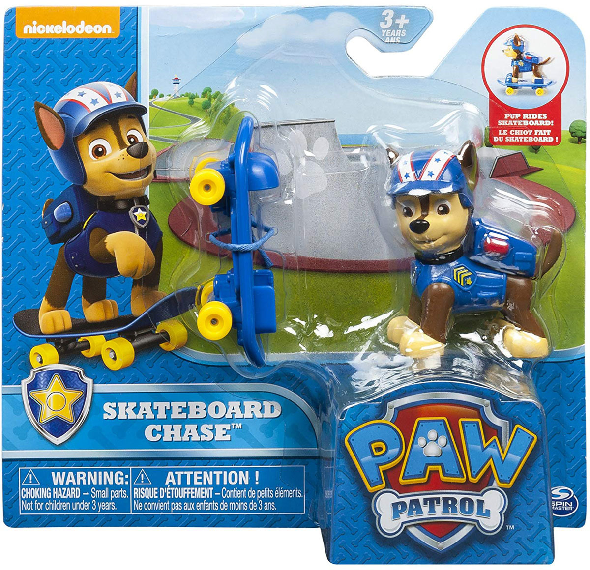 фото Paw Patrol Фигурка Marshall Chase со скейтбордом цвет синий