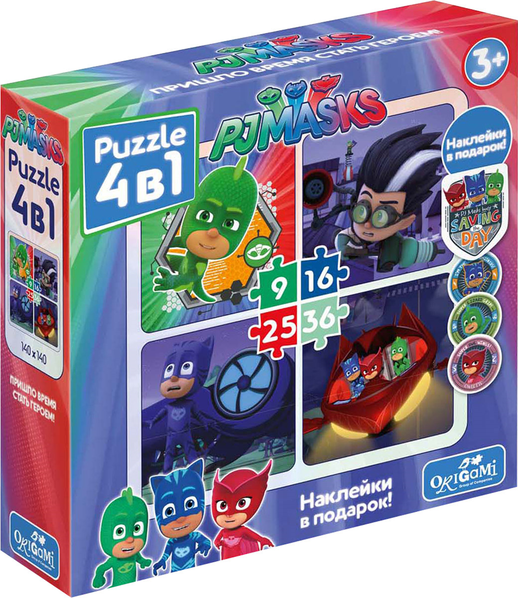 фото PJ Masks Пазл для малышей Команда Гекко 04067 Pj masks / герои в масках