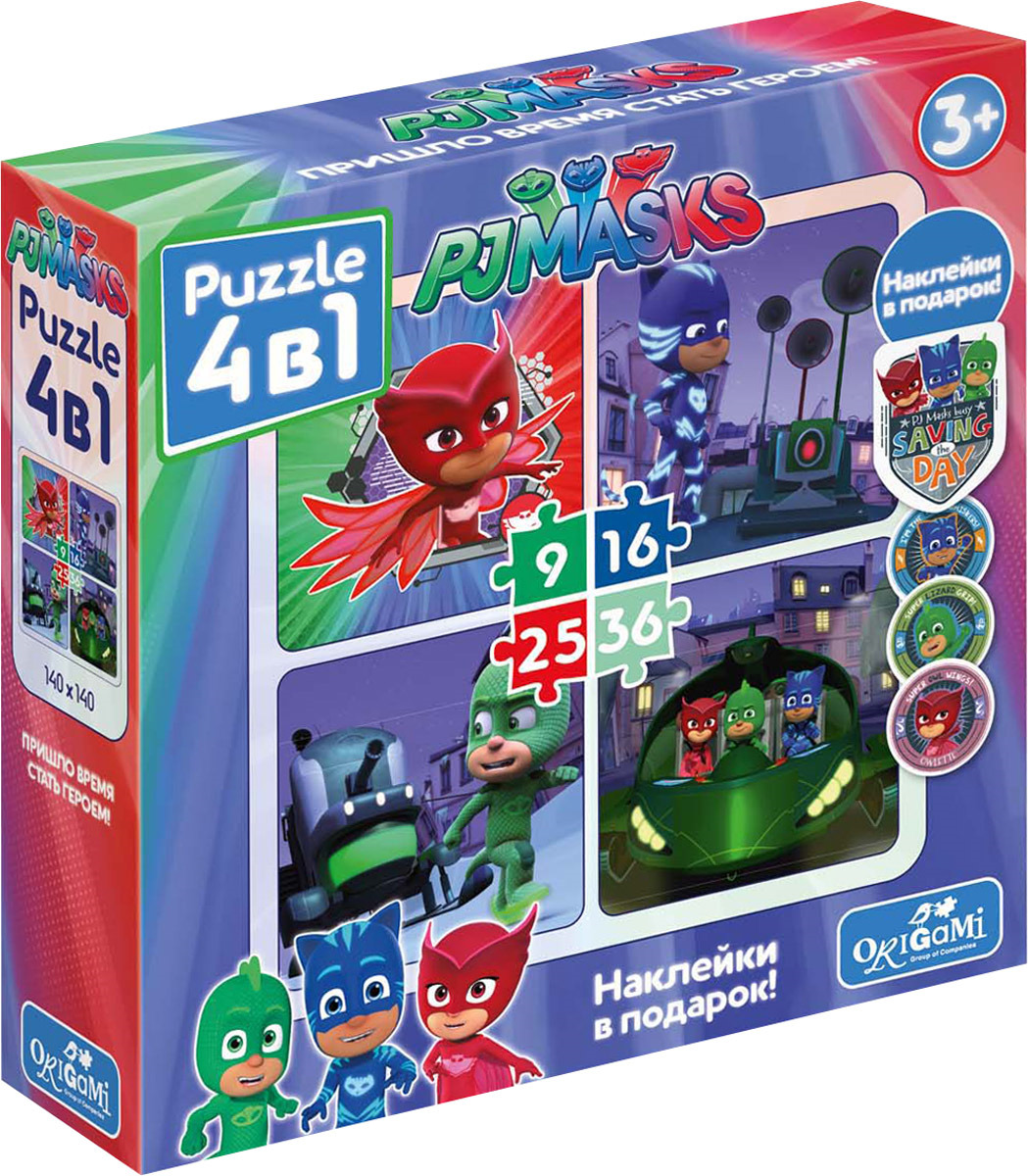 фото PJ Masks Пазл для малышей Команда Алетт 04066 Pj masks / герои в масках