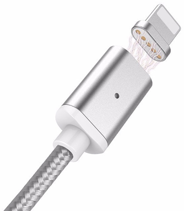 фото Pro Legend PL1153, White магнитный кабель USB-Lightning (1 м)