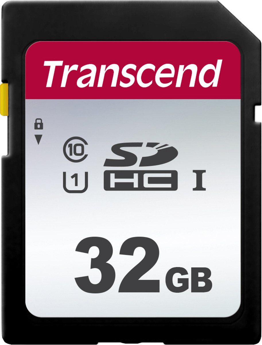 фото Transcend SDHC 300S UHS-I Class U1 32 GB карта памяти