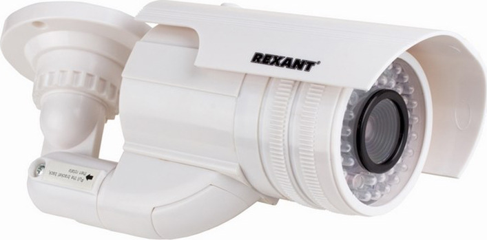 фото Муляж уличной камеры наблюдения Rexant 45-0240, White