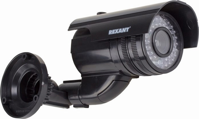 фото Муляж уличной камеры наблюдения Rexant 45-0250, Black