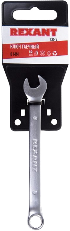 Ключ комбинированный "Rexant", 8 мм