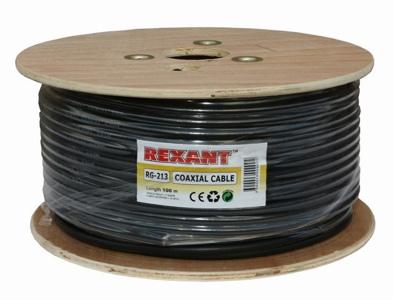 фото Rexant 01-2041, Black кабель RG-213 (100 м)