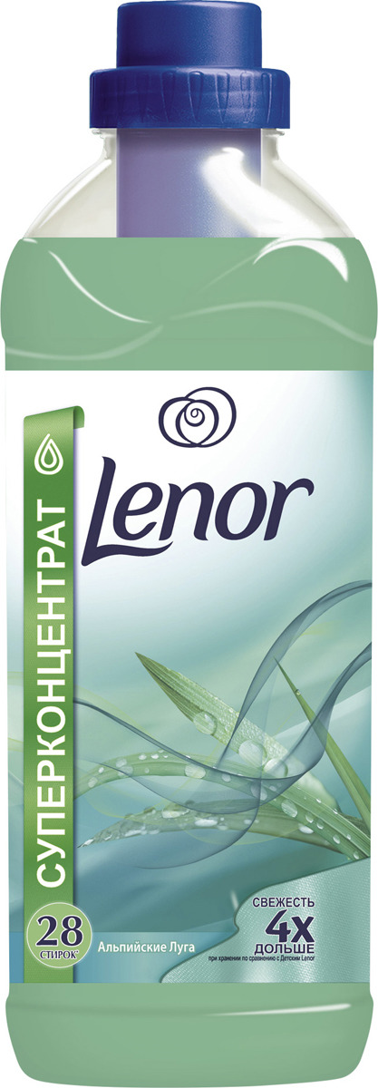 фото Кондиционер для белья Lenor "Альпийские луга", концентрированный, 1 л