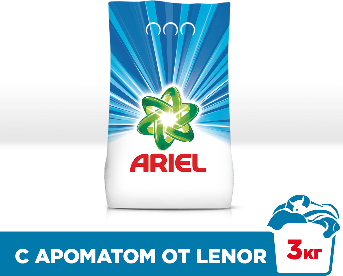 фото Стиральный порошок Ariel "Lenor Touch of Fresh", автомат, 3 кг