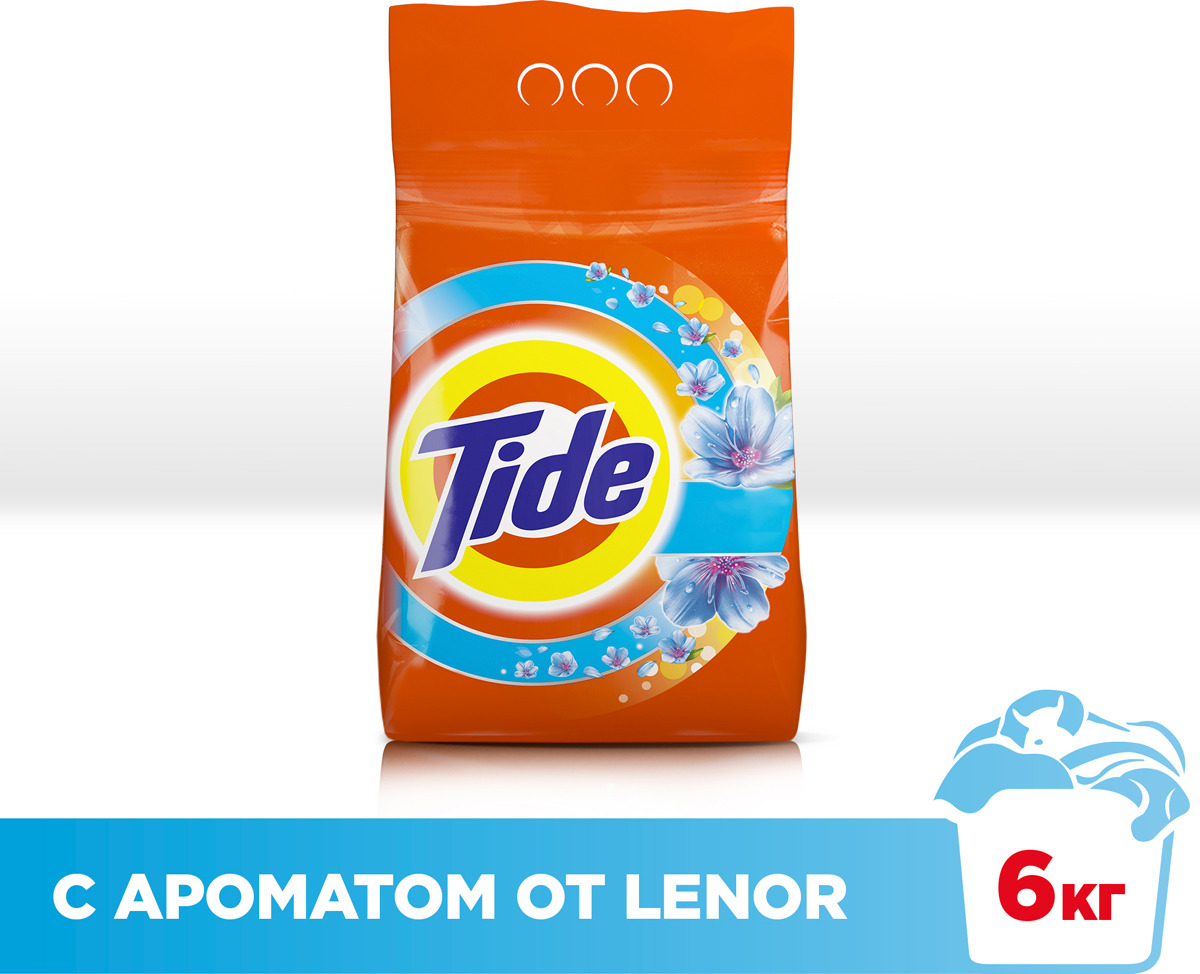 фото Стиральный порошок Tide "Lenor Touch of Scent", автомат, 6 кг