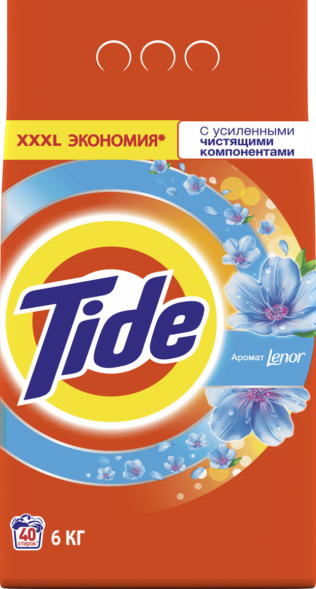 фото Стиральный порошок Tide "Lenor Touch of Scent", автомат, 6 кг