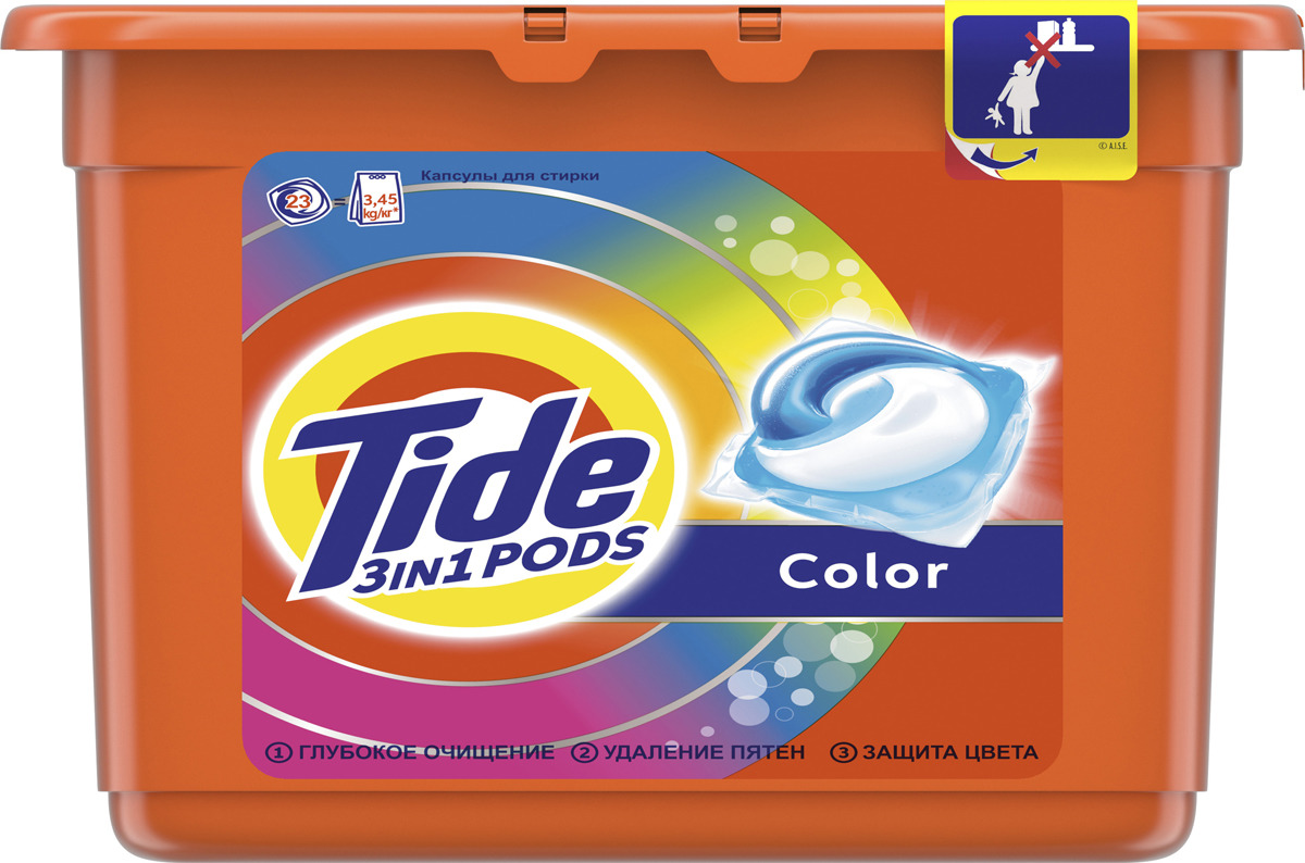 фото Капсулы для стирки Tide "Color", 23 шт