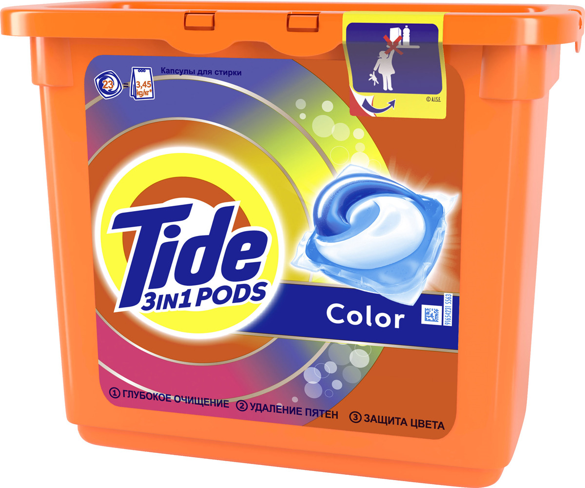 фото Капсулы для стирки Tide "Color", 23 шт