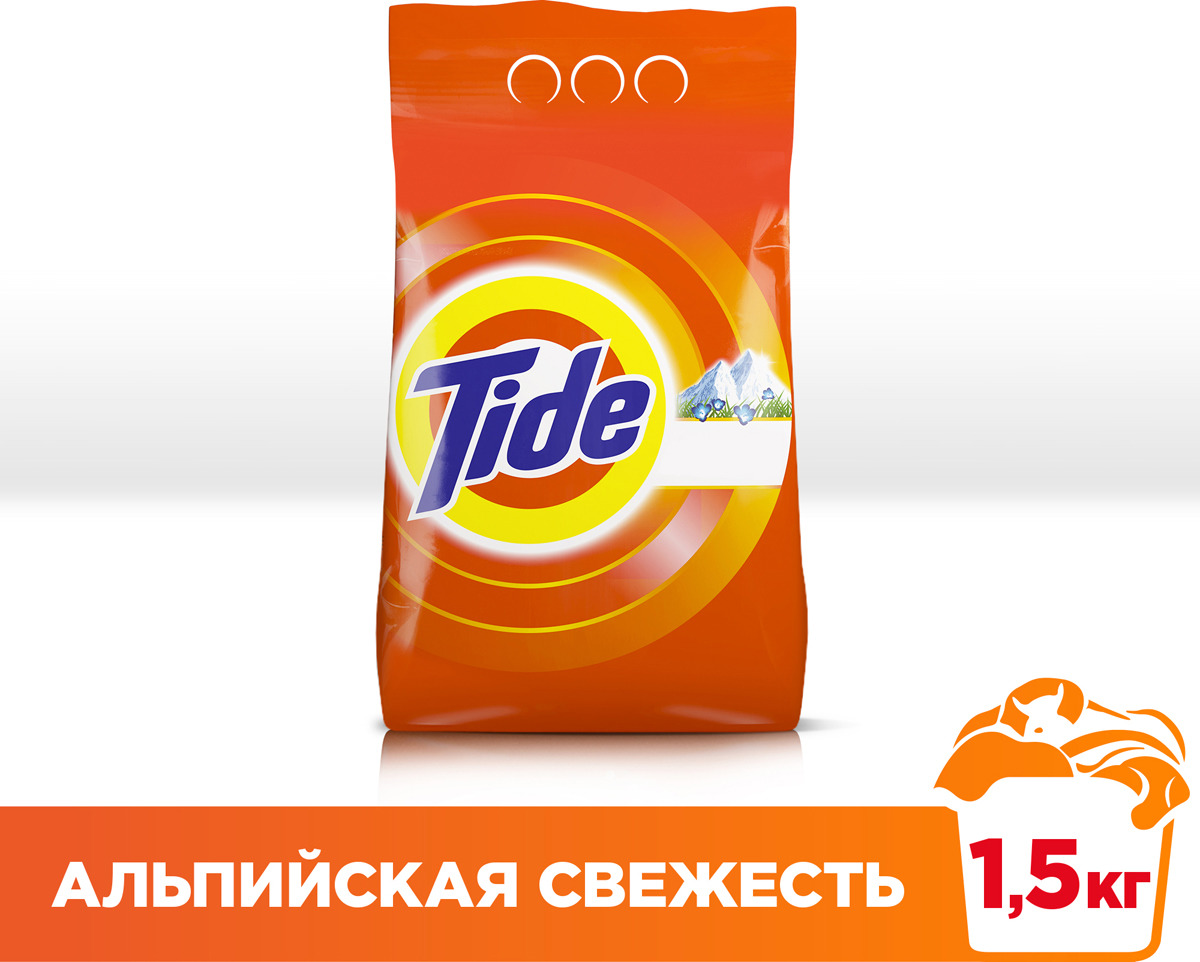 фото Стиральный порошок Tide "Альпийская свежесть", автомат, 1,5 кг