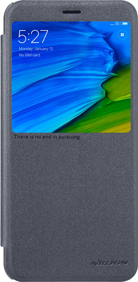 Чехол Nillkin Sparkle Leather Case для Xiaomi Redmi Note 5 Pro, Black