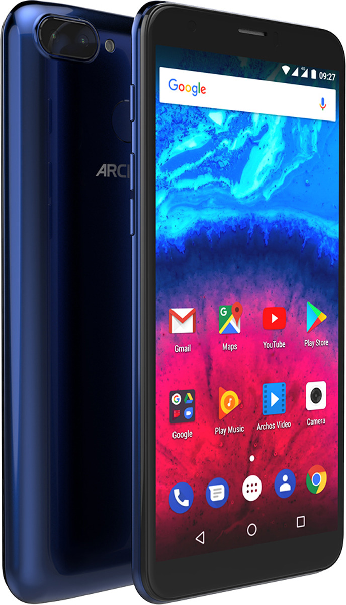 фото Смартфон Archos Core 60S, 16 ГБ, синий