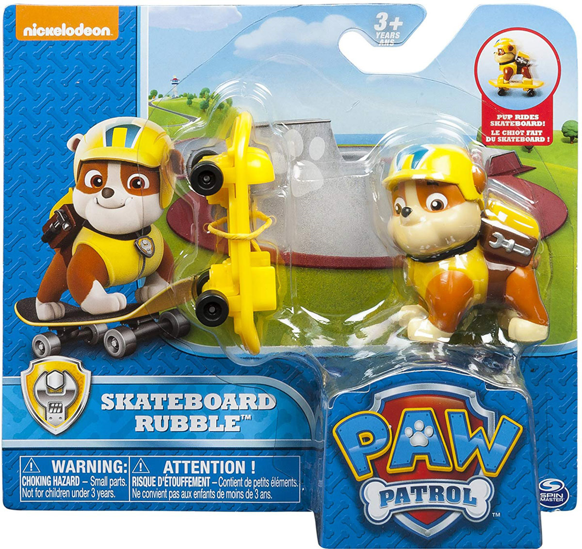 фото Paw Patrol Фигурка "Rubble" со скейтбордом