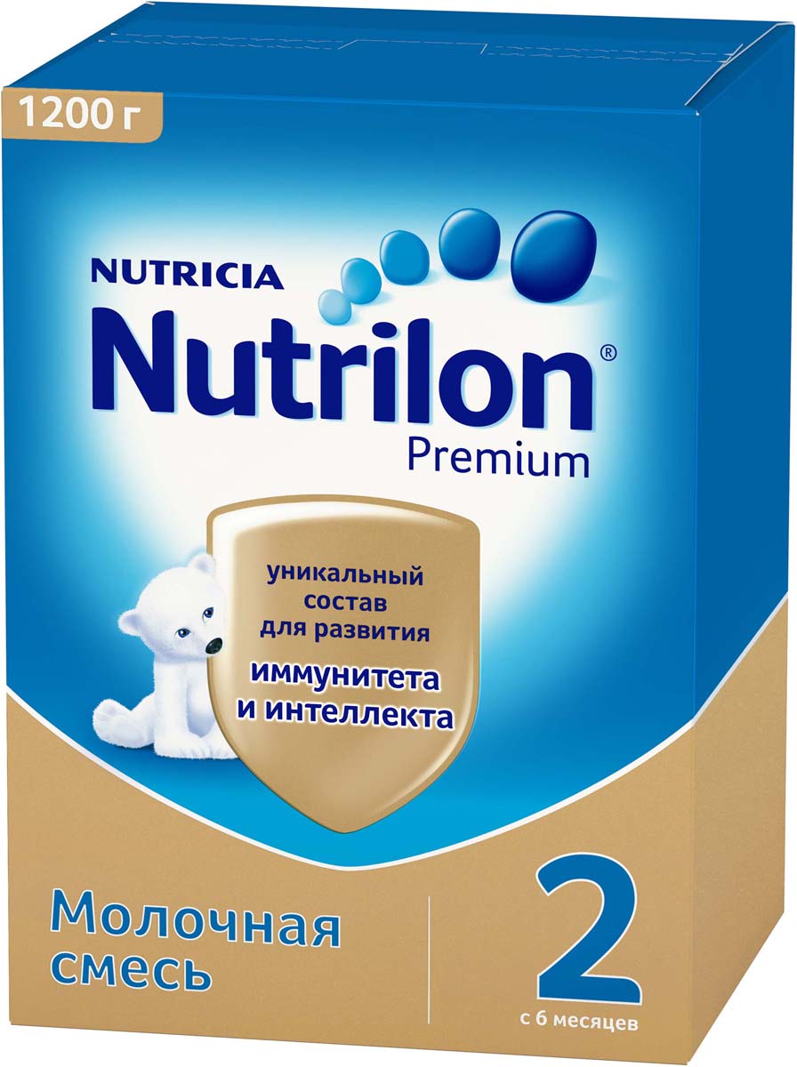 все цены на Молочная смесь Nutrilon Premium 2, 1200 г онлайн