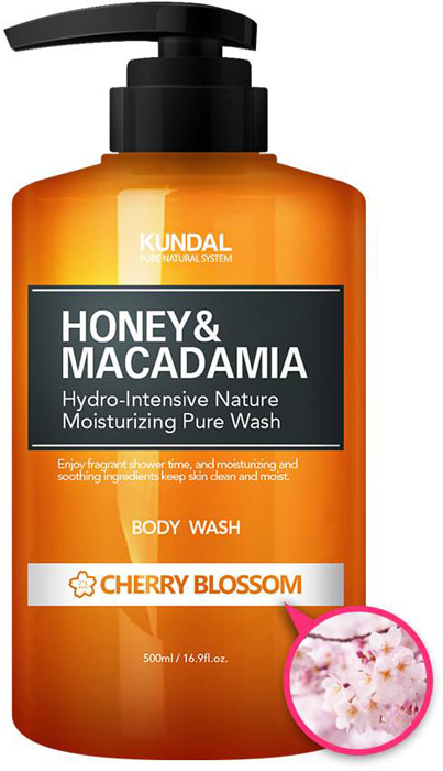 фото Гель для душа Kundal Honey & Macadamia Body Wash Cherry Blossom, 500 мл