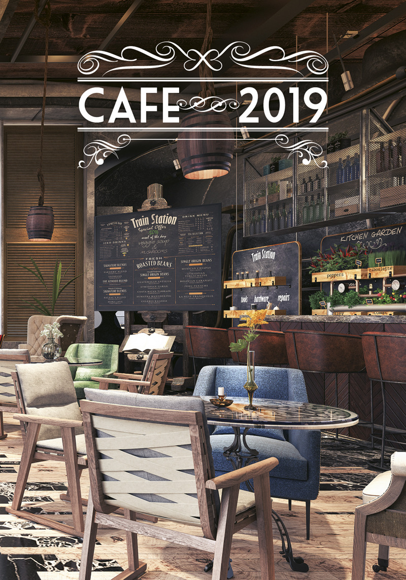 Календарь 2019. Cafe / Кафе Календарь 2019. Cafe / Кафе