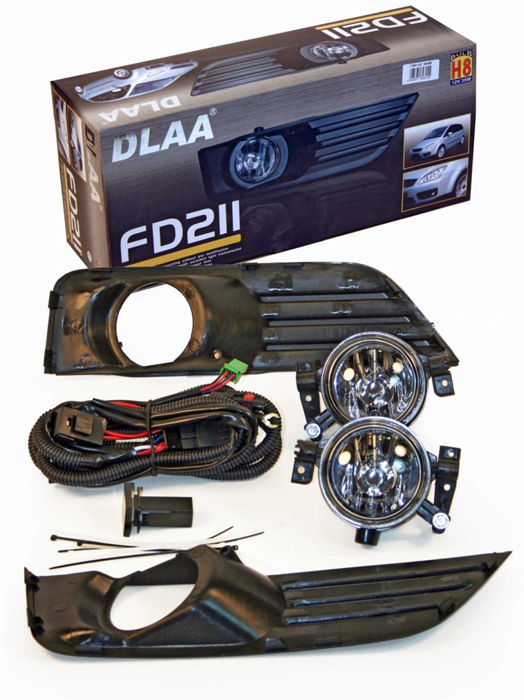 фото Фара противотуманная Dlaa FD-211 W, Ford Focus 2003-2006, H8