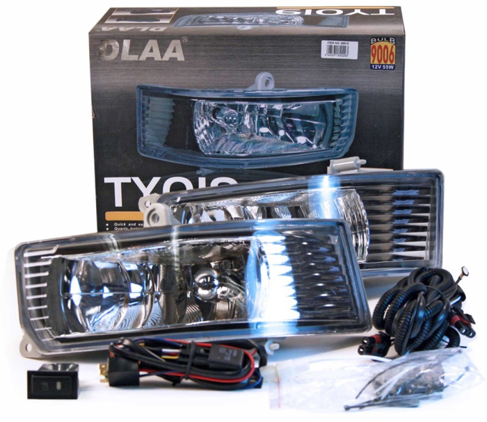 фото Фара противотуманная Dlaa TY-019 W, Toyota Camry 2002-2005, HB 9006, 12 V, 55 W