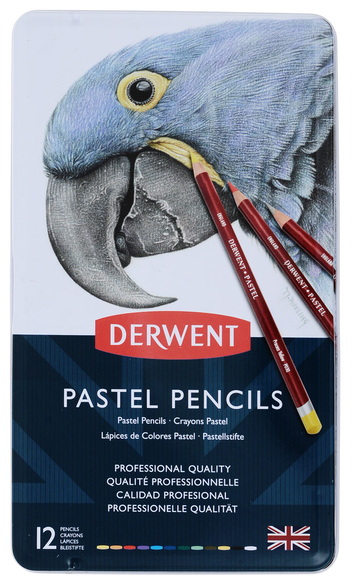 Derwent Набор пастельных карандашей Pastel 12 цветов Derwent Набор пастельных карандашей Pastel 12 цветов