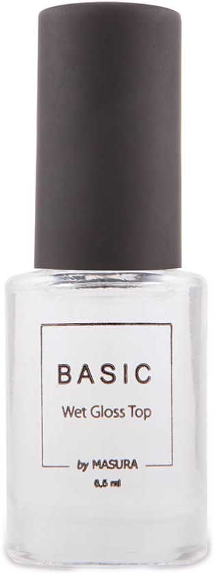 Masura Топ-покрытие Basic Wet Gloss Top с эффектом мокрого блеска, 6,5 мл masura топ покрытие basic wet gloss top с эффектом мокрого блеска 6 5 мл