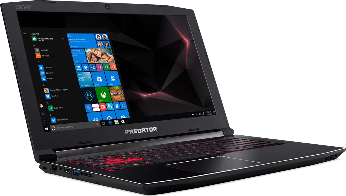 фото 15.6" Игровой ноутбук Acer Predator Helios 300 PH315-51-50NL (NH.Q3HER.007), черный