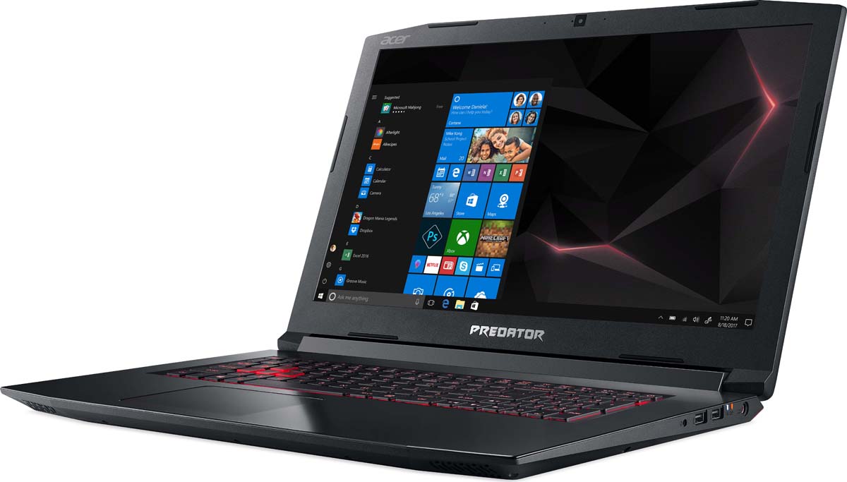 фото 17.3" Игровой ноутбук Acer Predator Helios 300 PH317-52-779K (NH.Q3EER.007), черный