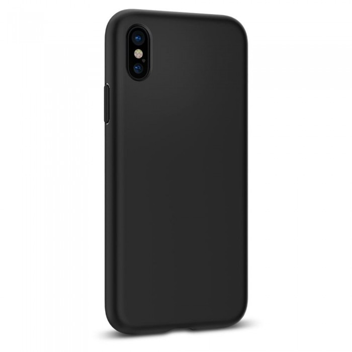 фото Чехол Spigen Liquid Crystal для iPhone X, цвет черный