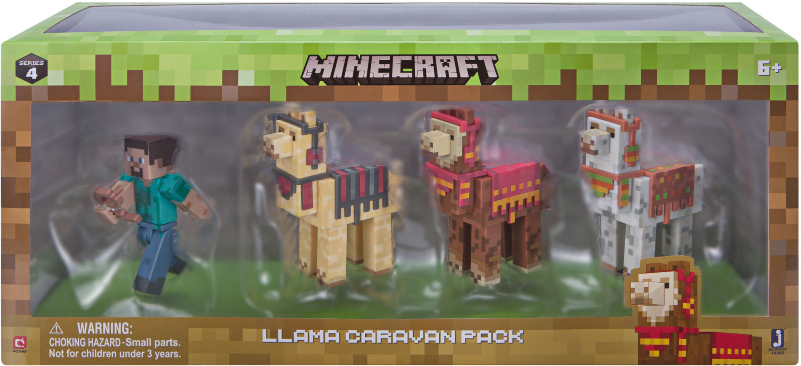 фото Набор фигурок Minecraft "Steve with Llama caravan"