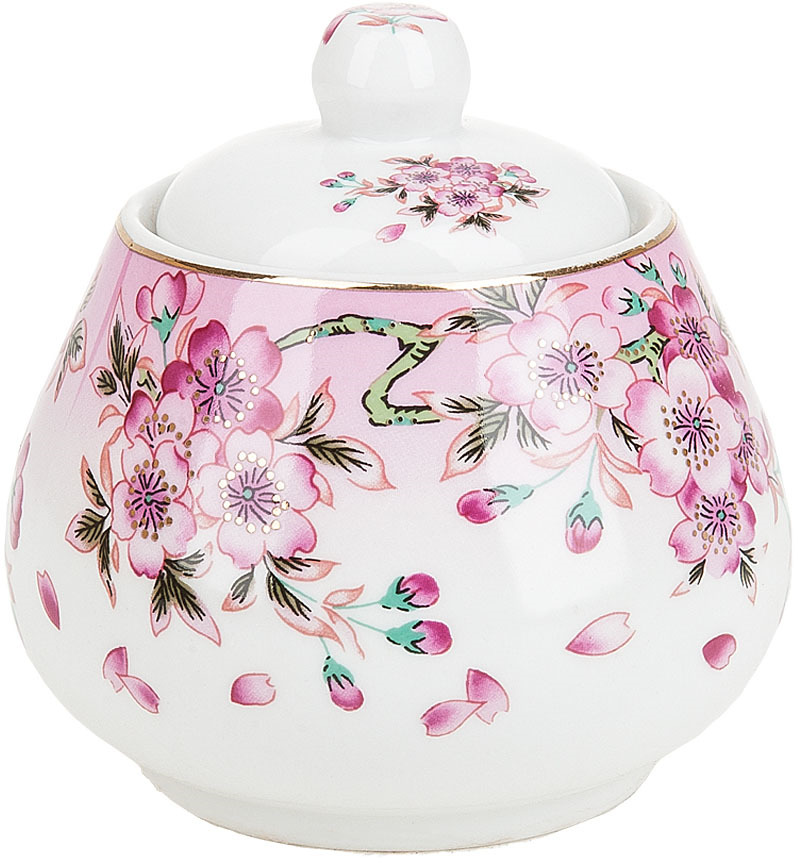 фото Сахарница Best Home Porcelain "Яблоневый цвет", 300 мл Bhp / best home porcelain