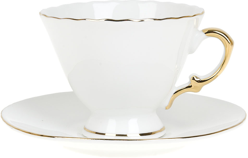 фото Набор чайный Best Home Porcelain "Белое золото", 220 мл, 2 предмета Bhp / best home porcelain