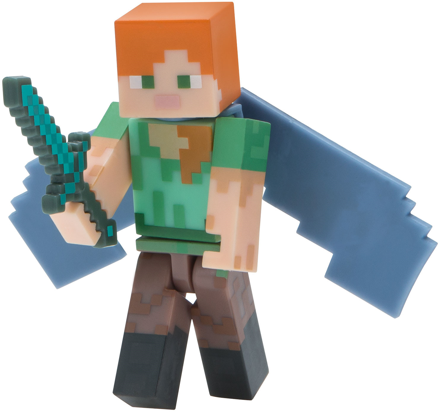 Фигурка Minecraft Alex with Elytra Wings, 8 см
