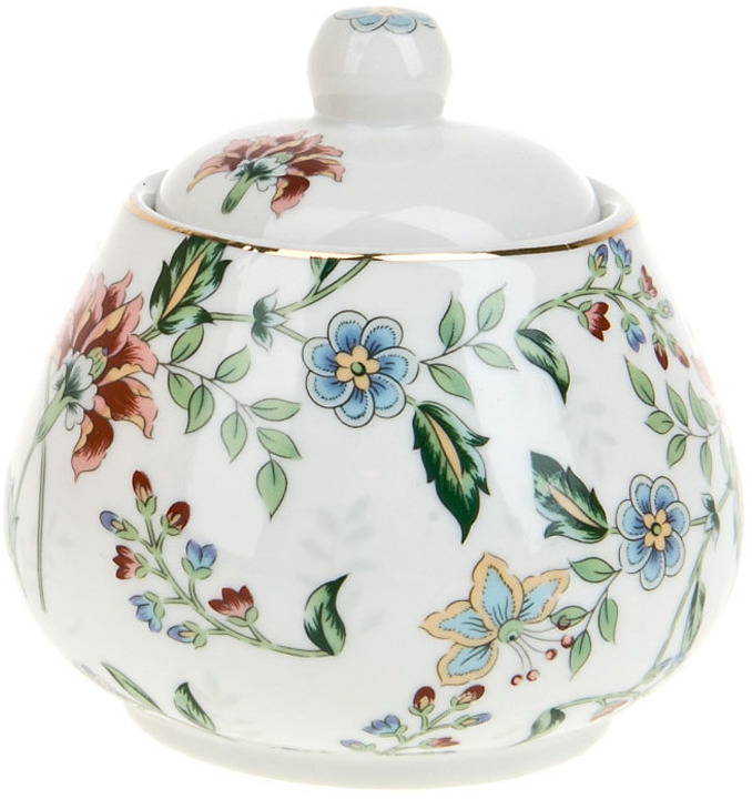 фото Сахарница Best Home Porcelain "Альпийский сад", 300 мл Bhp / best home porcelain