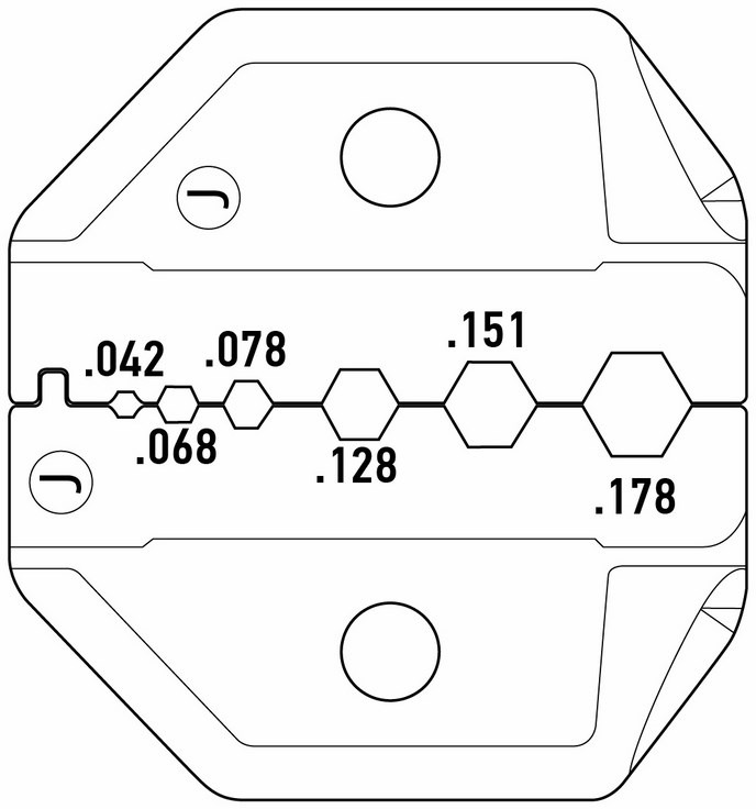 фото Кримпер Rexant "HT-336J", для обжима F и BNC разъемов RG-174, RG-179, Fiber Optic