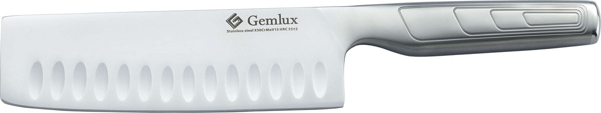 фото Нож накири Gemlux GL-NK6.5, длина лезвия 16,5 см