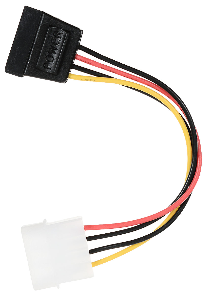 фото Cablexpert CC-SATA-PS кабель питания SATA molex 4pin/sata 15pin (0,15 м)