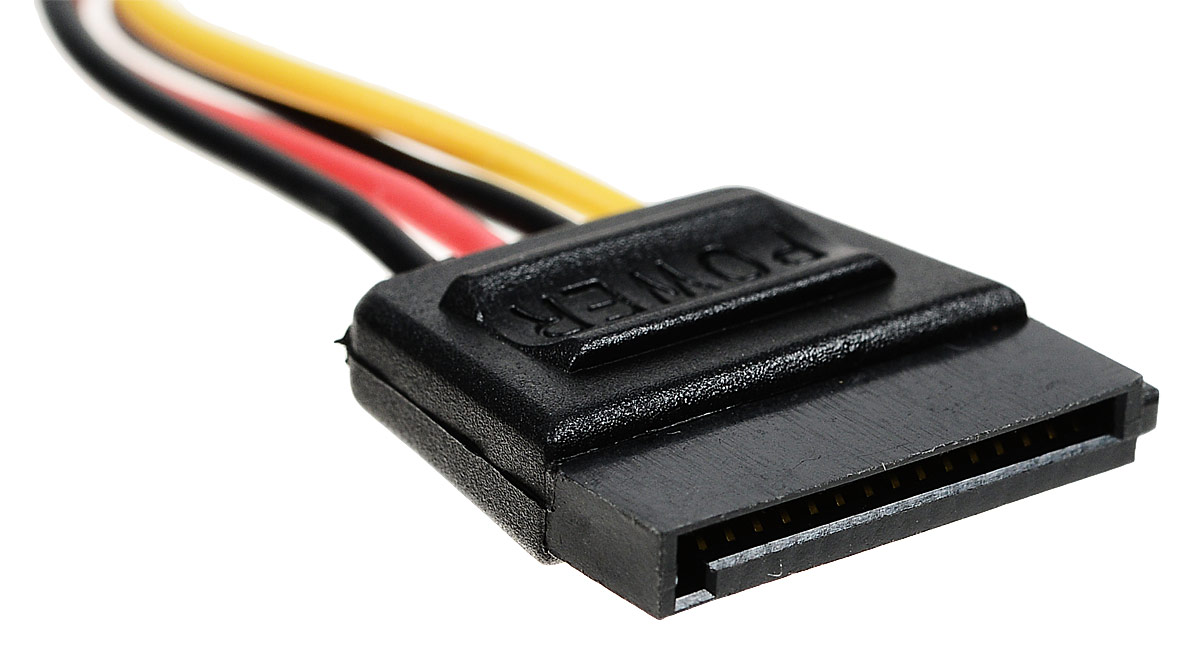 фото Cablexpert CC-SATA-PS кабель питания SATA molex 4pin/sata 15pin (0,15 м)