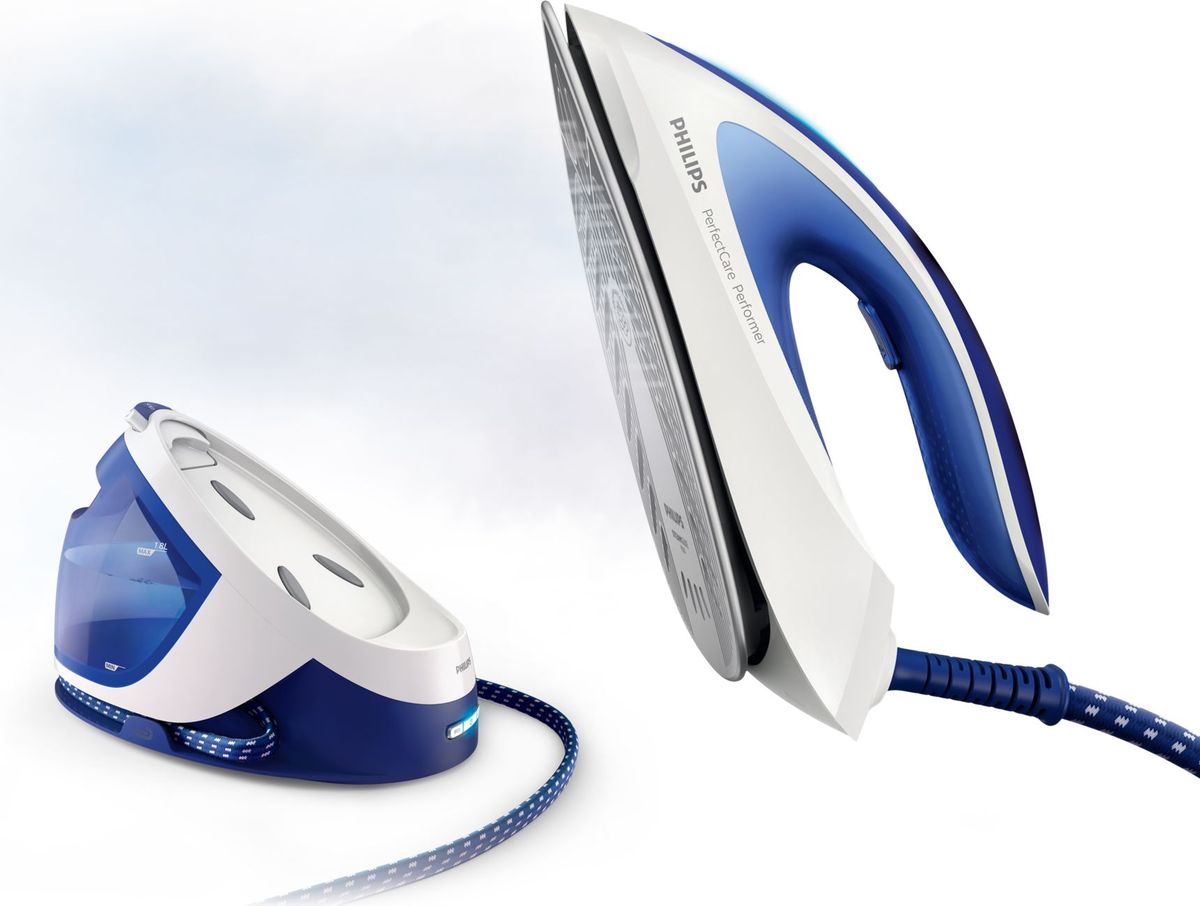 фото Philips PerfectCare Performer GC8711/20, White Blue парогенератор