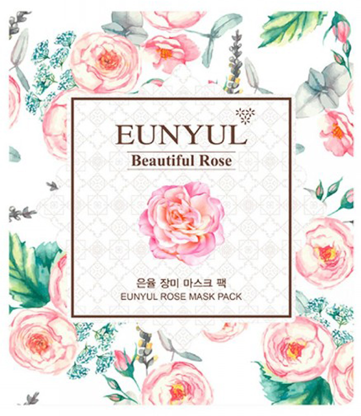 фото Маска косметическая Eunyul, с экстрактом розы, 30 мл