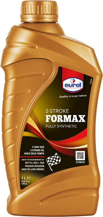 фото Масло Eurol Super 2T Formax API TC+ JASO FD, синтетическое, 2-х тактное, 1 л