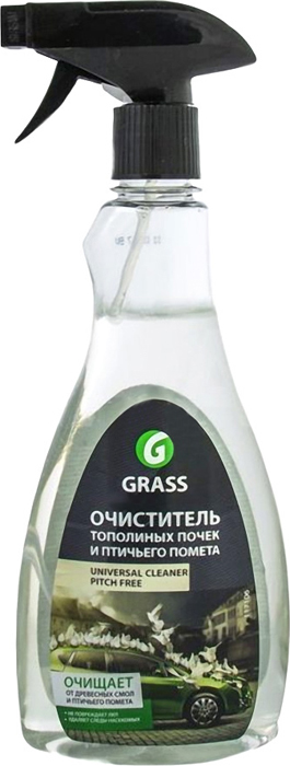 фото Очиститель тополиных почек и птичьего помета Grass "Universal Cleaner Pitch Free", 500 мл