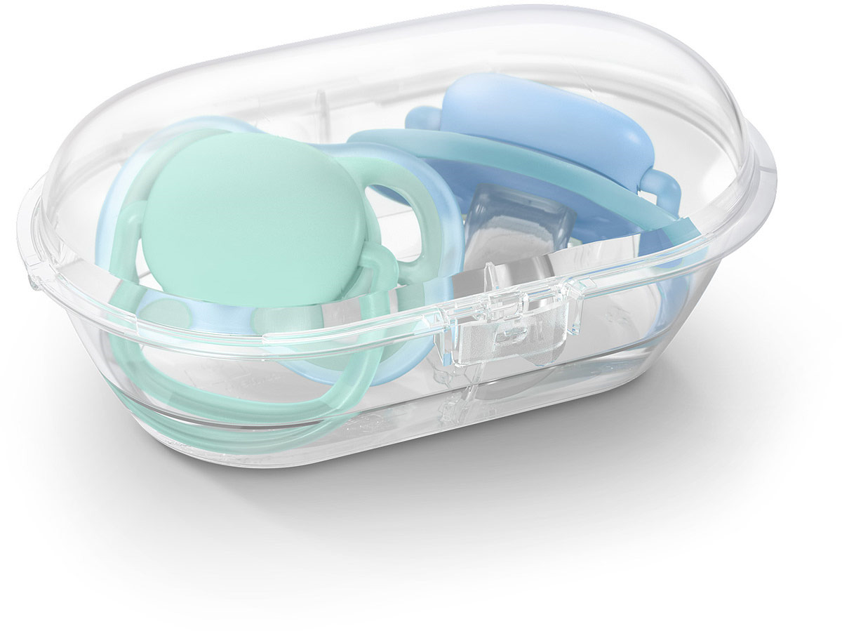 фото Пустышка силиконовая Philips Avent Ultra Air для мальчиков от 0 до 6 месяцев, 2 шт. SCF244/20