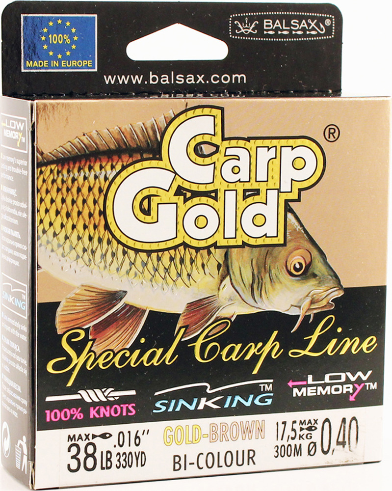 фото Леска Balsax Gold Carp, 300 м, 0,40 мм, 17,5 кг