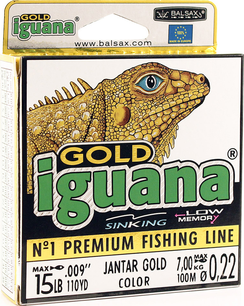 фото Леска Balsax Iguana Gold, 100 м, 0,22 мм, 7,0 кг